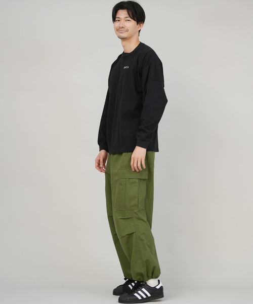 RVCA（ルーカ）の「RVCA/ルーカ BANDANA BALANCE LT ロンT BF042-P50（Tシャツ/カットソー・メンズ・ブラック/ホワイト/カーキブラウン・S/M/L）」の22枚目の写真