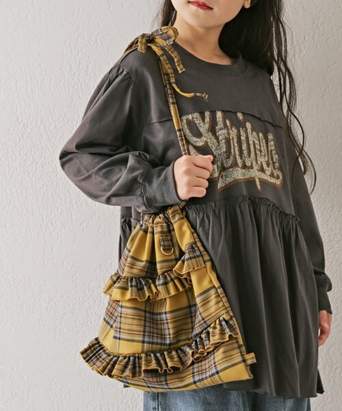 CIAOPANIC TYPY（チャオパニックティピー）の「【KIDS】マルチウェイフリルナップサック（バックパック/リュック・キッズ・ブラック/キャメル/イエロー・ONE SIZE）」の10枚目の写真