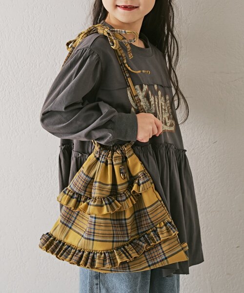 CIAOPANIC TYPY（チャオパニックティピー）の「【KIDS】マルチウェイフリルナップサック（バックパック/リュック・キッズ・ブラック/キャメル/イエロー・ONE SIZE）」の11枚目の写真
