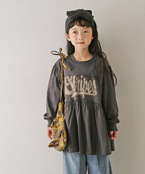 CIAOPANIC TYPY（チャオパニックティピー）の「【KIDS】マルチウェイフリルナップサック（バックパック/リュック・キッズ・ブラック/キャメル/イエロー・ONE SIZE）」の13枚目の写真