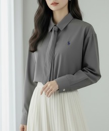 U.S. POLO ASSN.（ユーエスポロアッスン）の「【Ada.別注 U.S. POLO ASSN】ネクタイ結び可能! ボウタイ セット オーバーサイズ シャツ（シャツ/ブラウス）」