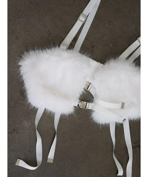 jouetie（ジュエティ）の「ファーハーネス（ベルト・レディース・アイボリー/ブラック・FREE）」の16枚目の写真