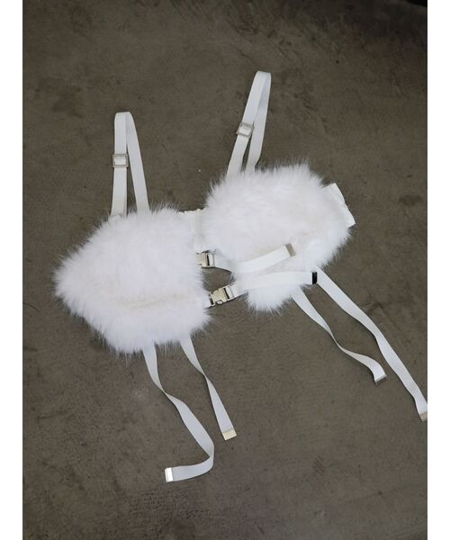 jouetie（ジュエティ）の「ファーハーネス（ベルト・レディース・アイボリー/ブラック・FREE）」の10枚目の写真