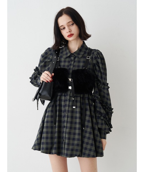 jouetie（ジュエティ）の「ファーハーネス（ベルト・レディース・アイボリー/ブラック・FREE）」の13枚目の写真