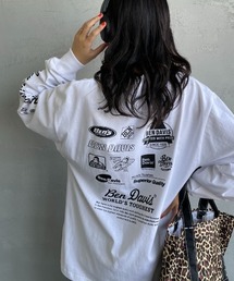 BEN DAVIS | 【WEB限定】[BEN DAVIS/ベンデイビス] SPONSORED バックプリント ロングスリーブTシャツ(Tシャツ/カットソー)