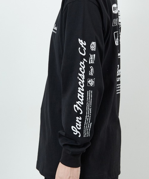 BEN DAVIS（ベンデイビス）の「【WEB限定】[BEN DAVIS/ベンデイビス] SPONSORED バックプリント ロングスリーブTシャツ（Tシャツ/カットソー・レディース・ブラック/ブルー/ホワイト・M/L/XL）」の4枚目の写真