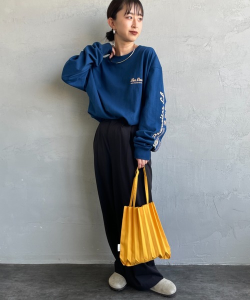 BEN DAVIS（ベンデイビス）の「【WEB限定】[BEN DAVIS/ベンデイビス] SPONSORED バックプリント ロングスリーブTシャツ（Tシャツ/カットソー・レディース・ブラック/ブルー/ホワイト・M/L/XL）」の16枚目の写真