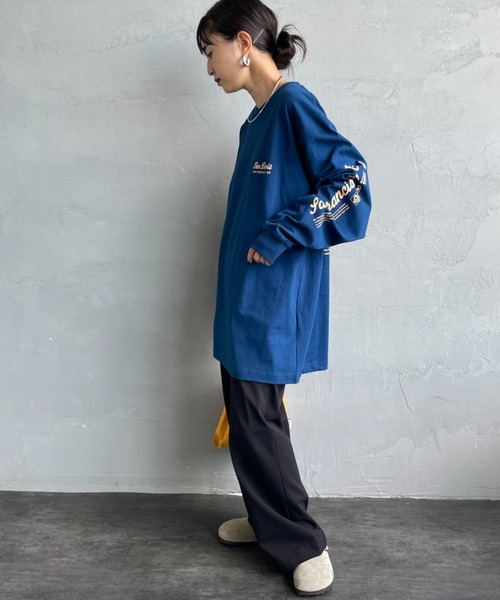 BEN DAVIS（ベンデイビス）の「【WEB限定】[BEN DAVIS/ベンデイビス] SPONSORED バックプリント ロングスリーブTシャツ（Tシャツ/カットソー・レディース・ブラック/ブルー/ホワイト・M/L/XL）」の22枚目の写真