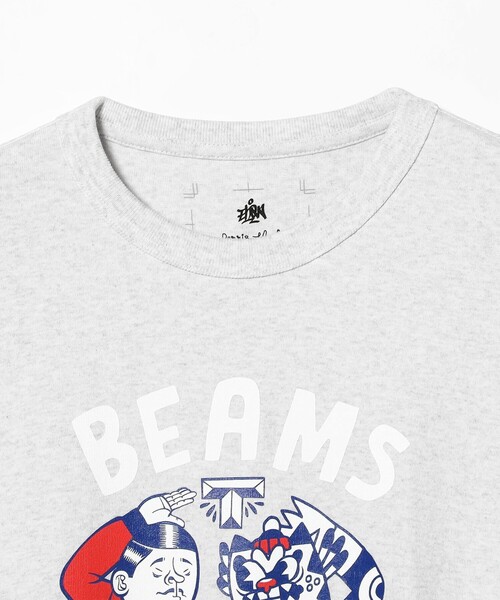 BEAMS T(ビームスティー)の「ESOW × Ferris Plock / Long Sleeve T-shirt(Tシャツ/カットソー・メンズ・ライトグレー・X-LARGE/SMALL/MEDIUM/LARGE)」の3枚目の写真
