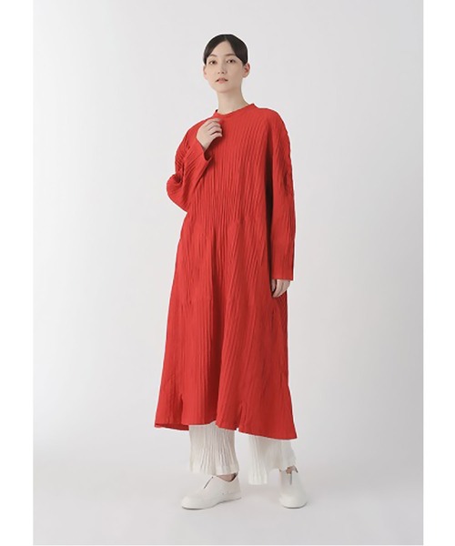 Plantation(プランテーション)の「ECO WAVE / ワンピース / (O)(ワンピース・レディース・ブラック/レッド/オフホワイト・M size)」の1枚目の写真