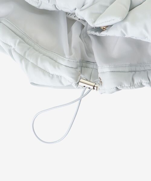 MAJESTIC LEGON（マジェスティックレゴン）の「2way中綿フードブルゾン（ダウンジャケット/コート・レディース・ブラック/ピンク/ブルー/アイボリー/ホワイト系その他2・SMALL/MEDIUM/X-SMALL）」の11枚目の写真