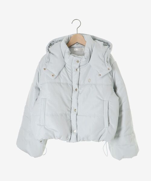 MAJESTIC LEGON（マジェスティックレゴン）の「2way中綿フードブルゾン（ダウンジャケット/コート・レディース・ブラック/ピンク/ブルー/アイボリー/ホワイト系その他2・SMALL/MEDIUM/X-SMALL）」の15枚目の写真