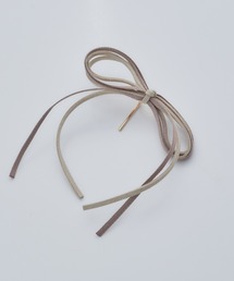 dee doo dah（ディドゥダ）の「【deedoodah】スエードリボン　ヘアカフ/ポニーフック（その他ヘアアクセサリー）」