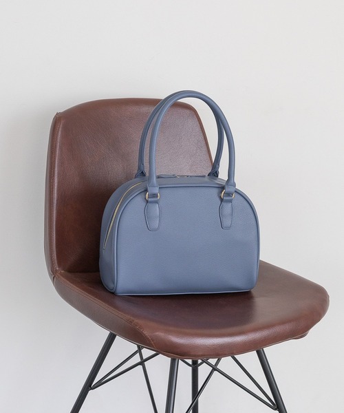 A part by(アパートバイ)の「シュリンクボストンBAG(ボストンバッグ・レディース・ブルー/ブラック・FREE)」の2枚目の写真