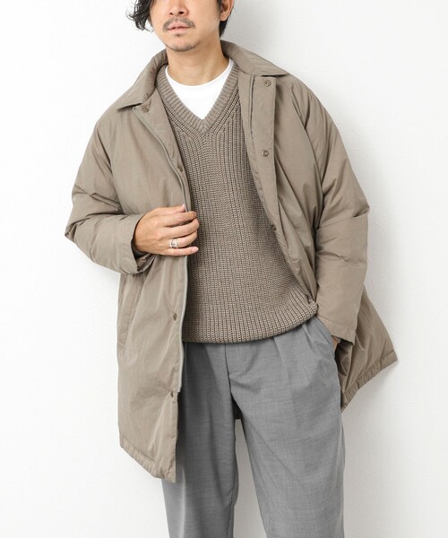 セール】【TAION/タイオン】別注ダウンステンカラーコート 25AW