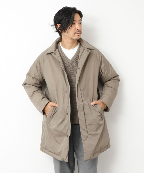 セール】【TAION/タイオン】別注ダウンステンカラーコート 25AW