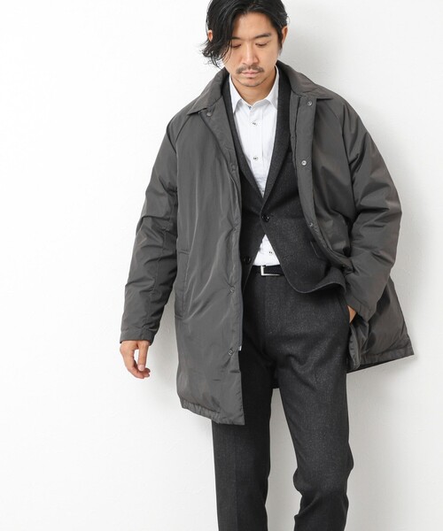 セール】【TAION/タイオン】別注ダウンステンカラーコート 25AW