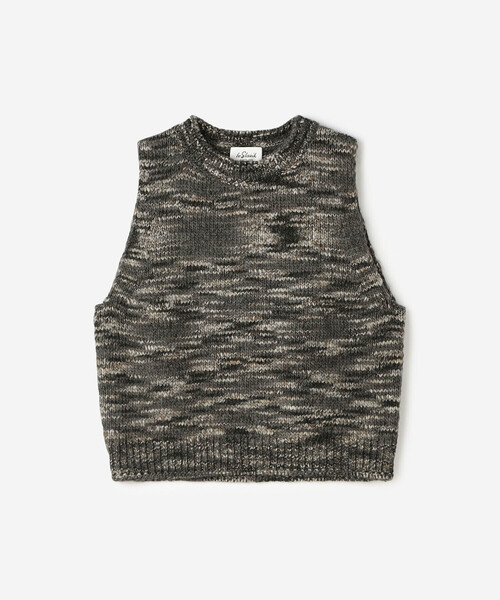 LE GLAZIK | ミックスカラーヤーン ニットベスト WOMEN（ベスト）｜LE