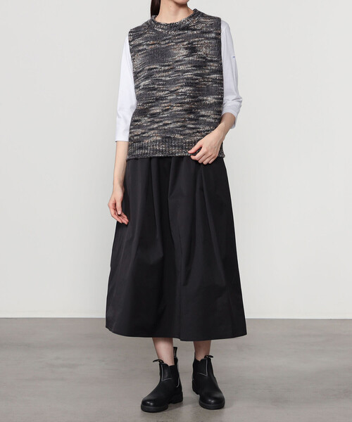 LE GLAZIK（ルグラジック）の「LE GLAZIK | ミックスカラーヤーン ニットベスト WOMEN（ベスト・レディース・ホワイト系その他/ブルー系その他/ブラック系その他・36）」の11枚目の写真