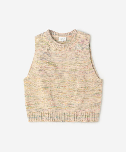 LE GLAZIK（ルグラジック）の「LE GLAZIK | ミックスカラーヤーン ニットベスト WOMEN（ベスト・レディース・ホワイト系その他/ブルー系その他/ブラック系その他・36）」の16枚目の写真