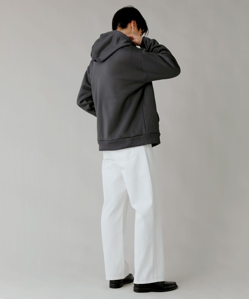 LIL VENDARS(リルヴェンダース)の「Buyer's Select / カルボアワイドジップアップパーカー(パーカー・メンズ・オートミール/スミクロ/ネイビー・L/M/2L)」の9枚目の写真