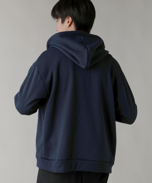 LIL VENDARS(リルヴェンダース)の「Buyer's Select / カルボアワイドジップアップパーカー(パーカー・メンズ・オートミール/スミクロ/ネイビー・L/M/2L)」の19枚目の写真