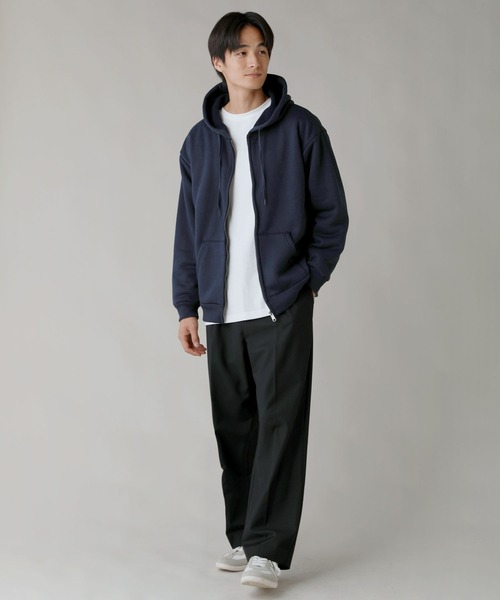 LIL VENDARS(リルヴェンダース)の「Buyer's Select / カルボアワイドジップアップパーカー(パーカー・メンズ・オートミール/スミクロ/ネイビー・L/M/2L)」の20枚目の写真