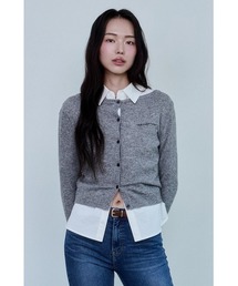 InstantFunk(インスタントファンク)の「【INSTANTFUNK】クラシック ニードルワーク ウールブレンド カーディガン(カーディガン/ボレロ)」