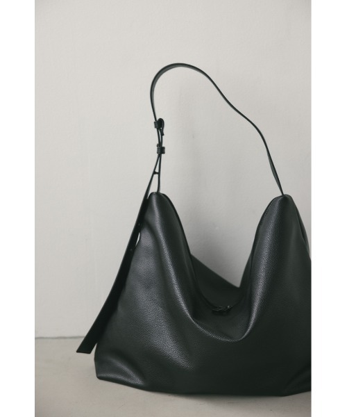 STYLEMIXER（スタイルミキサー）の「ワンハンドルビッグショルダーバッグ（ショルダーバッグ・レディース・ブラック/カーキ・FREE）」の5枚目の写真