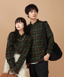 GLOBAL WORK | やわらかリッチネルレギュラーシャツ/498079(シャツ/ブラウス)