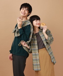 GLOBAL WORK | やわらかリッチネルレギュラーシャツ/498079(シャツ/ブラウス)