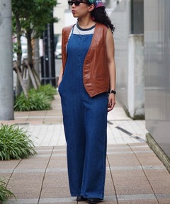LEE/リー】リラックスデニムサロペット コットン100