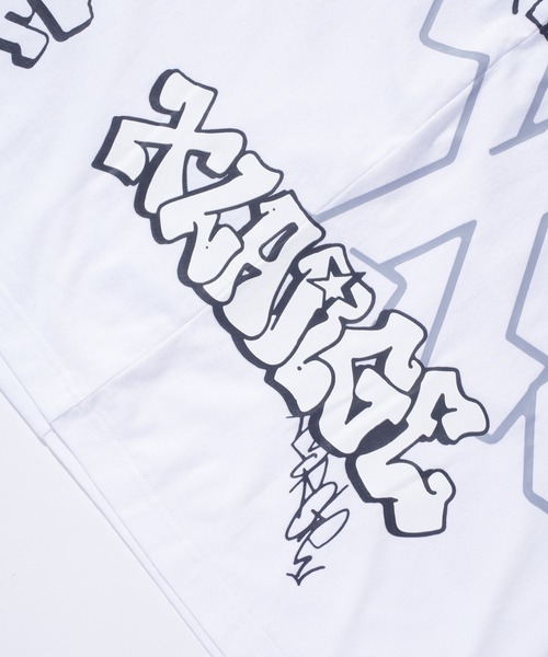XLARGE(エクストララージ)の「GRAFFITI L/S TEE(Tシャツ/カットソー・メンズ・ホワイト/ブラック/グリーン・XL/L/M)」の11枚目の写真