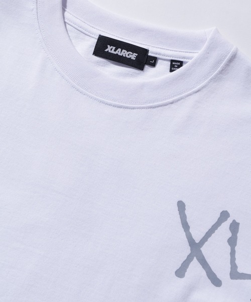 XLARGE(エクストララージ)の「GRAFFITI L/S TEE(Tシャツ/カットソー・メンズ・ホワイト/ブラック/グリーン・XL/L/M)」の4枚目の写真
