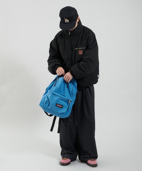 ライトダック中綿ボリュームスタンドネックブルゾン（ブルゾン