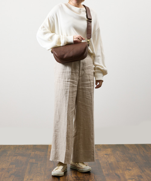 Butler Verner Sails(バトラーヴァーナーセイルス)の「Butler Verner Sails バトラーバーナーセイルズ / 牛革オイルレザーショルダーバッグ 姫路レザー 日本製 / JI-3001(ショルダーバッグ・メンズ・ブラウン/ブラック・FREE)」の22枚目の写真