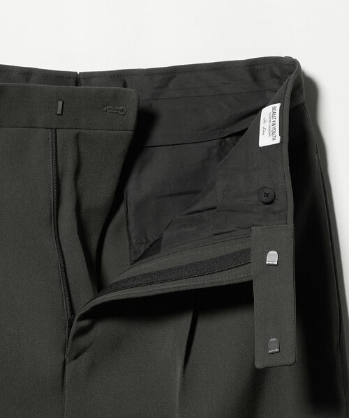 HI-LINE ハイウエスト 1プリーツ ワイド トラウザーズ NO.10（その他