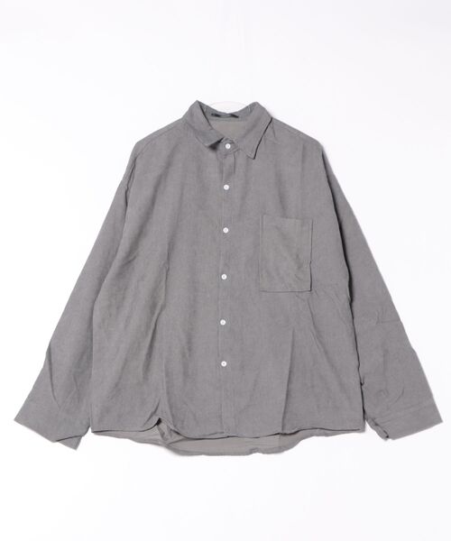 Mag.(マグ)の「【コーデュロイシャツ】(シャツ/ブラウス・メンズ・ブラウン/ブラック/グレー・MEDIUM/LARGE)」の6枚目の写真