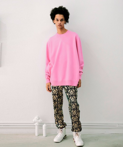 NOISE MAKER（ノイズメーカー）の「ダマスクパターンベロアパンツ（その他パンツ・メンズ・グレー/グリーン/オレンジ・XL/L/M/S）」の8枚目の写真