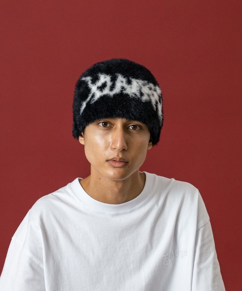 XLARGE（エクストララージ）の「MOHAIR BEANIE（ニットキャップ/ビーニー・メンズ・グレー/ブラック/オリーブ/パープル・ONE SIZE）」の6枚目の写真