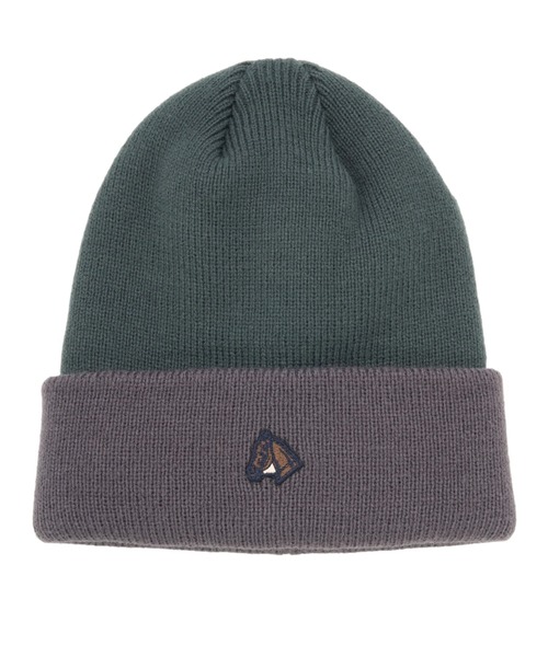RVCA(ルーカ)の「RVCA メンズ KSL BEANIE ビーニー 【2025年秋冬モデル】/ルーカロゴ刺繍ワンポイントニット帽・ビーニー(ニットキャップ/ビーニー・メンズ・グリーン系その他・FREE)」の1枚目の写真