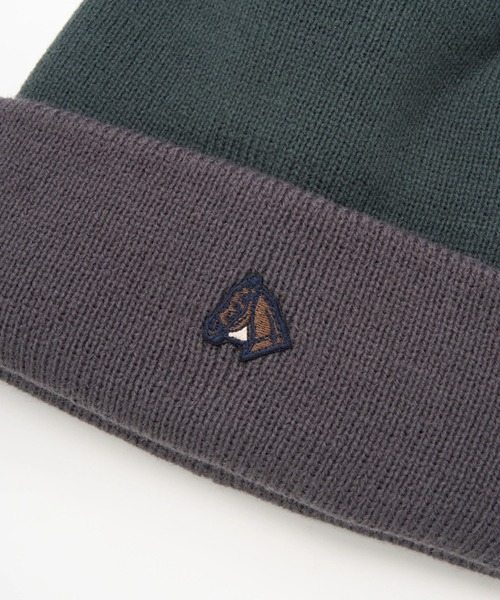 RVCA(ルーカ)の「RVCA メンズ KSL BEANIE ビーニー 【2025年秋冬モデル】/ルーカロゴ刺繍ワンポイントニット帽・ビーニー(ニットキャップ/ビーニー・メンズ・グリーン系その他・FREE)」の3枚目の写真