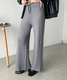 CLEA | リブニットストレートパンツ(その他パンツ)