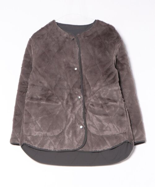 Honeys（ハニーズ）の「リバーシブルブルゾン（ブルゾン・レディース・モカ/チャコール/ライトベージュ/ブラック・L/S/M/LL）」の16枚目の写真