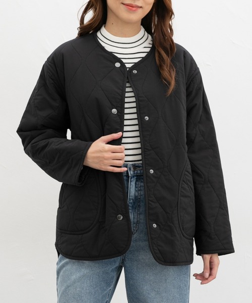 Honeys（ハニーズ）の「リバーシブルブルゾン（ブルゾン・レディース・モカ/チャコール/ライトベージュ/ブラック・L/S/M/LL）」の2枚目の写真