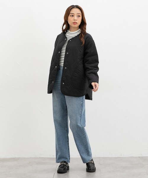 Honeys（ハニーズ）の「リバーシブルブルゾン（ブルゾン・レディース・モカ/チャコール/ライトベージュ/ブラック・L/S/M/LL）」の21枚目の写真