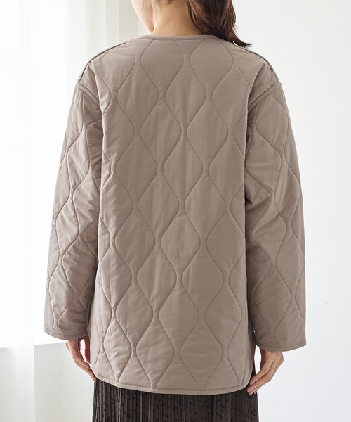 Honeys（ハニーズ）の「リバーシブルブルゾン（ブルゾン・レディース・モカ/チャコール/ライトベージュ/ブラック・L/S/M/LL）」の6枚目の写真