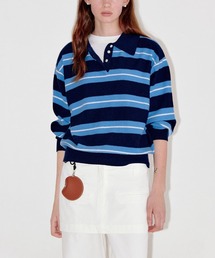 Fano Studios フリル ニット ポロシャツ Fano Studios フリル ニット