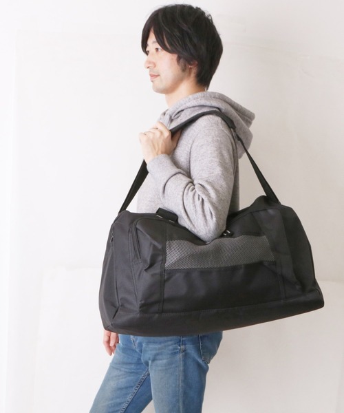 BACKYARD FAMILY(バックヤードファミリー)の「BODY WOLF ボディウルフ FU-2 ボストンバッグ 44L(ボストンバッグ・メンズ・グレー系カモフラージュ/その他/ワイン/グリーン系カモフラージュ/ブラック・L)」の12枚目の写真