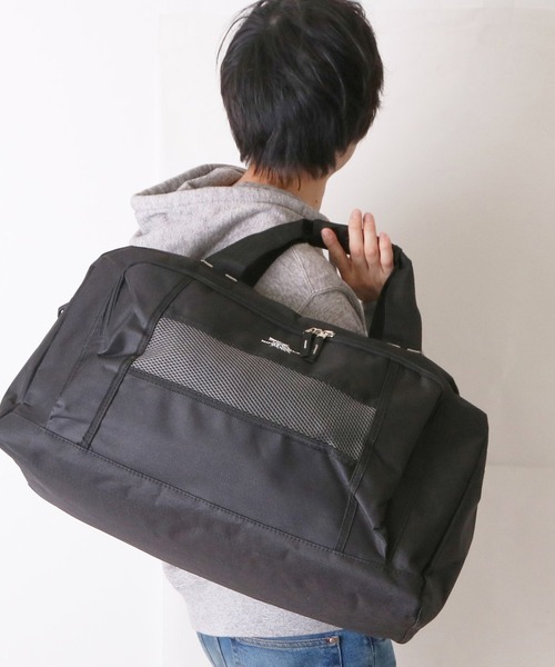 BACKYARD FAMILY(バックヤードファミリー)の「BODY WOLF ボディウルフ FU-2 ボストンバッグ 44L(ボストンバッグ・メンズ・グレー系カモフラージュ/その他/ワイン/グリーン系カモフラージュ/ブラック・L)」の13枚目の写真